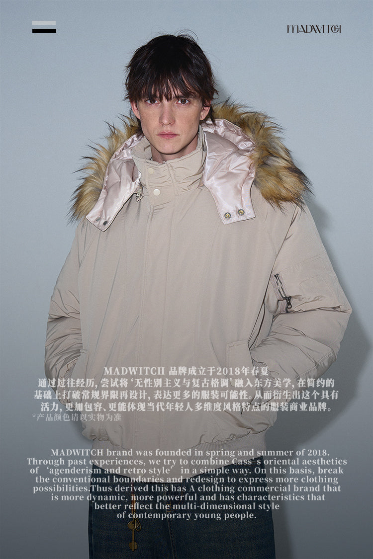 MADWITCH WINTER HOODED COAT #R9076