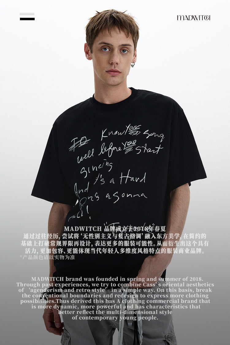 MADWIT GRAFFITI CASUAL TEE #27312