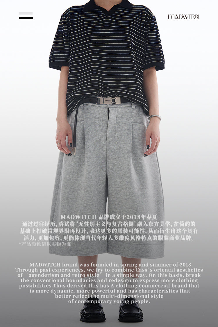 MADWITCH CLEANFIT CASUAL CROPPED PANTS #L538