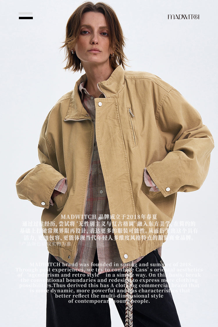 MADWITCH CROPPED AIR FORCE JACKET #171-1