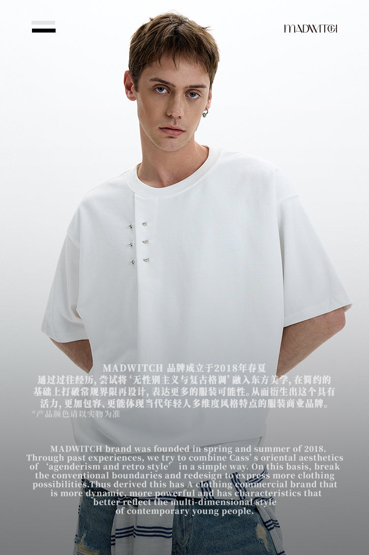 MADWITCH LOOSE FIT CASUAL T-SHIRT #880218