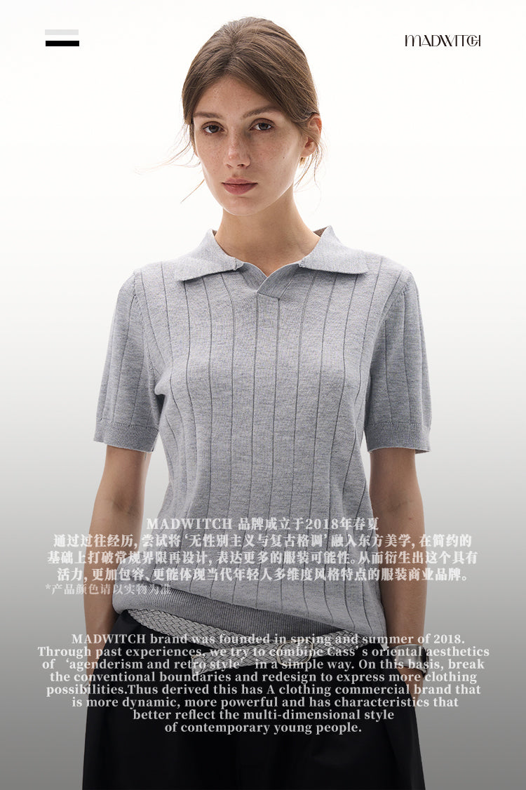 MADWITCH MINIMALIST POLO SHIRT #MFY224