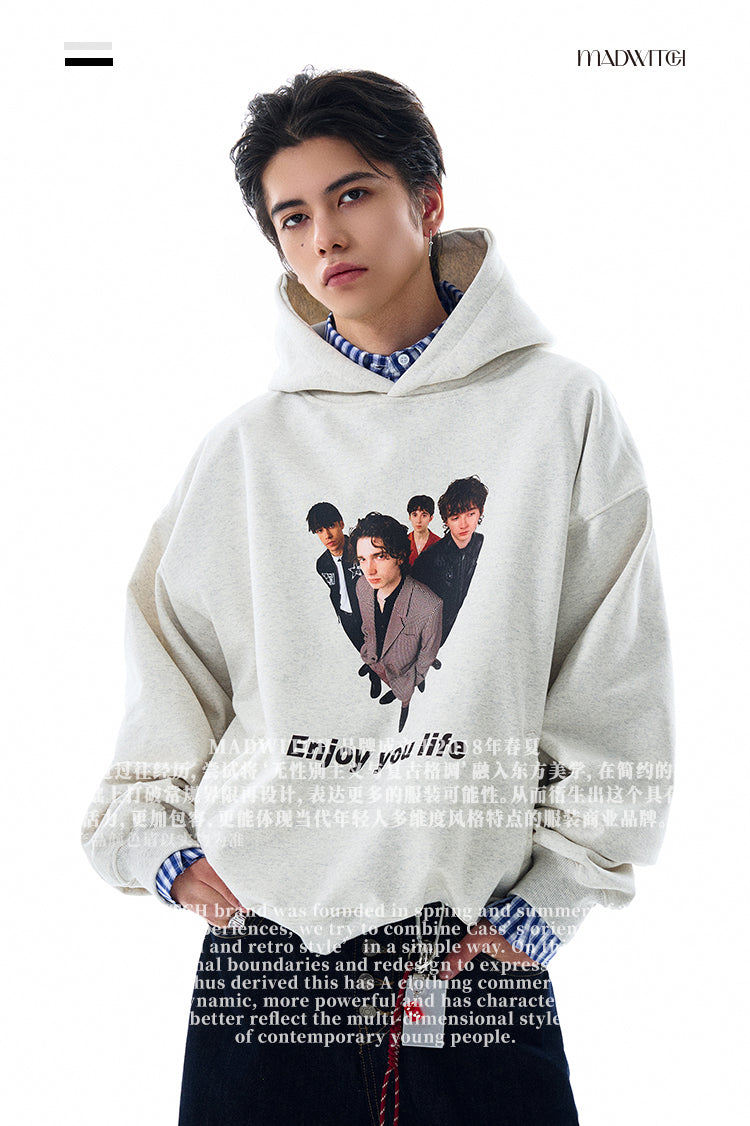 MADWITCH CLASSIC HOODED SWEATSHIRT #MD4155