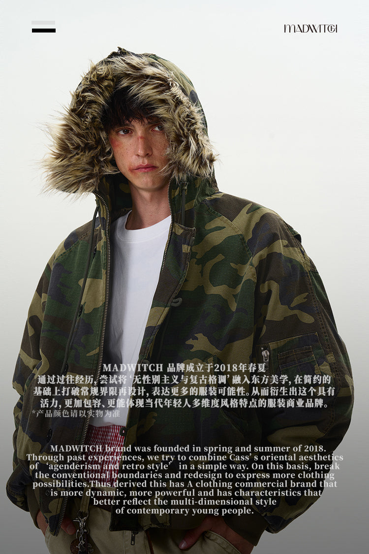 MADWITCH VINTAGE CAMO JACKET #WL4447