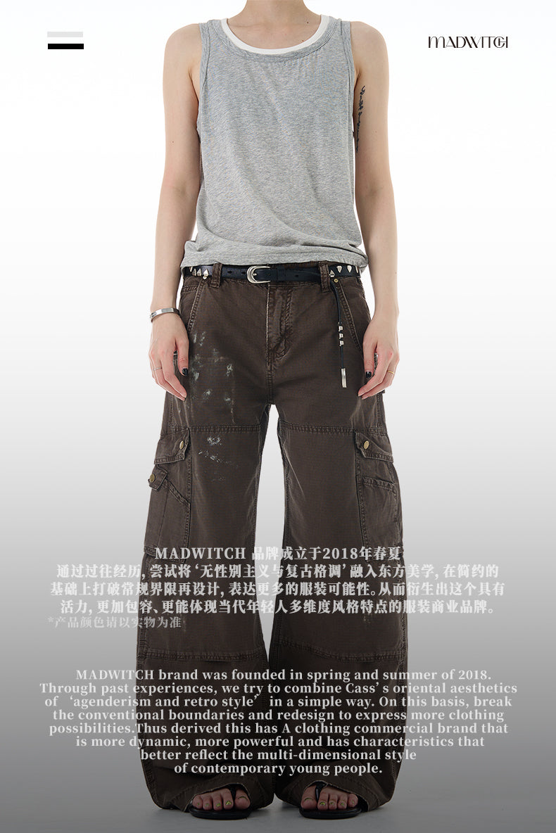 MADWITCH DIRTYFIT CARGO PANTS #Z005