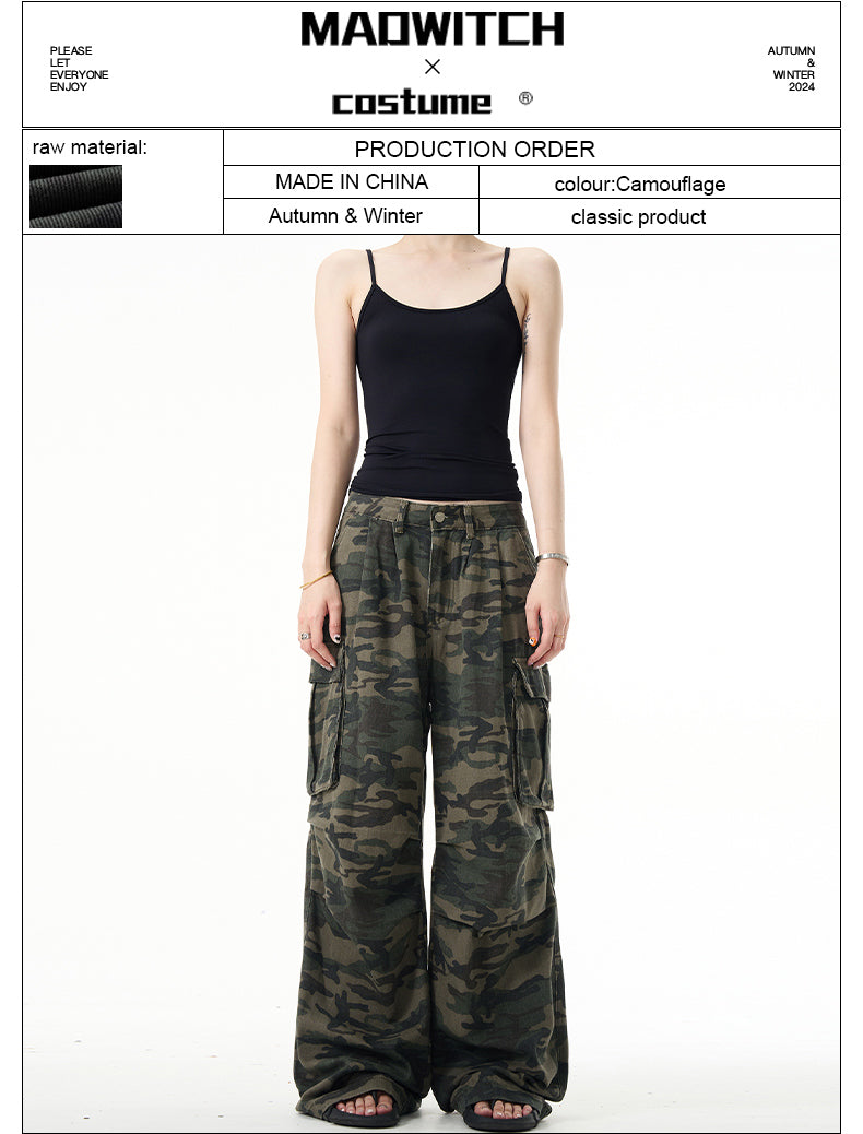 MADWITCH UTILITY CARGO PANTS #WHOA034