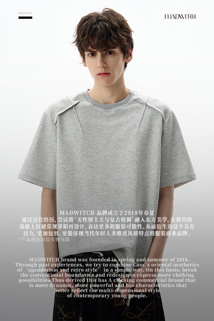 MADWITCH OVERSIZED COTTON TSHIRT #H29
