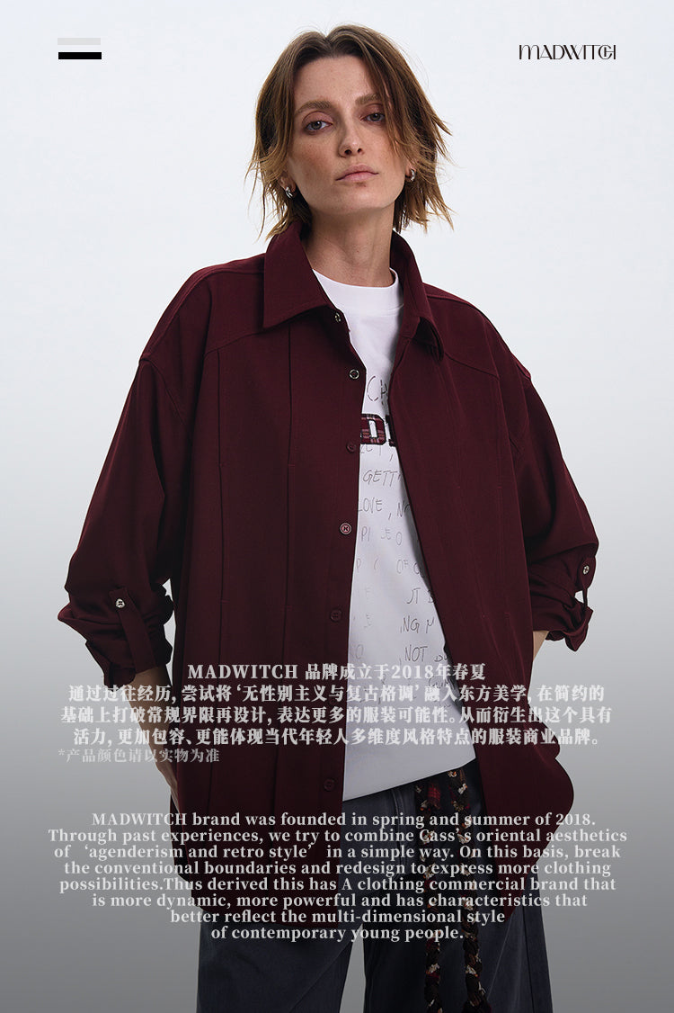 MADWITCH LOOSE-FIT SHIRT JACKET #880196