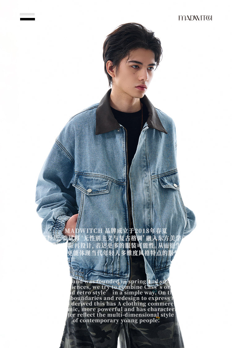 MADWITCH DENIM WORK JACKET #RW151