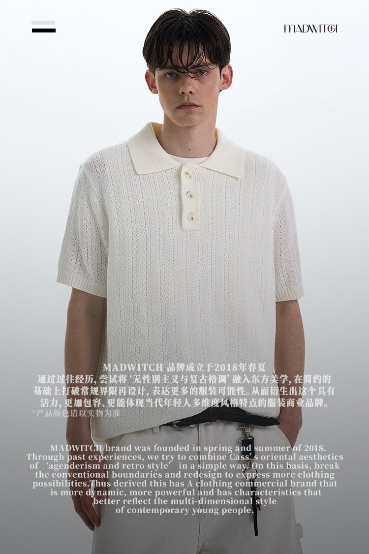 MADWITCH KNITTED SHORT SLEEVES #BN81