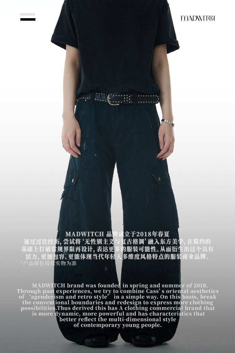 MADWITCH GRAFFITI WORKWEAR JEANS #Z005