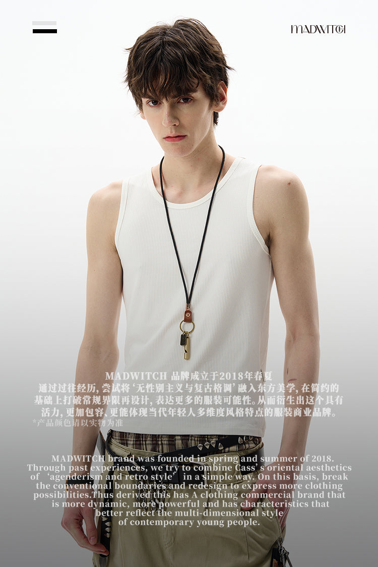 MADWITCH SLEEVELESS VEST TOP #27356