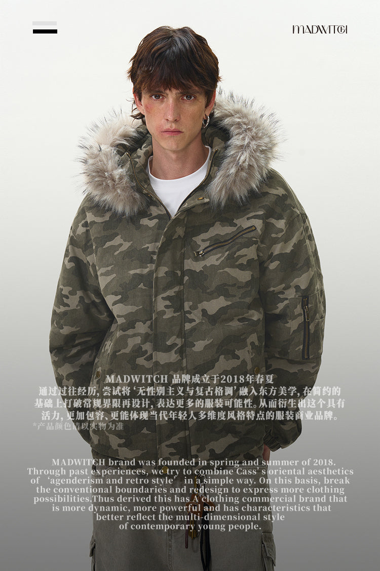 MADWITCH CAMO WORKWEAR COTTON JACKET #MY116