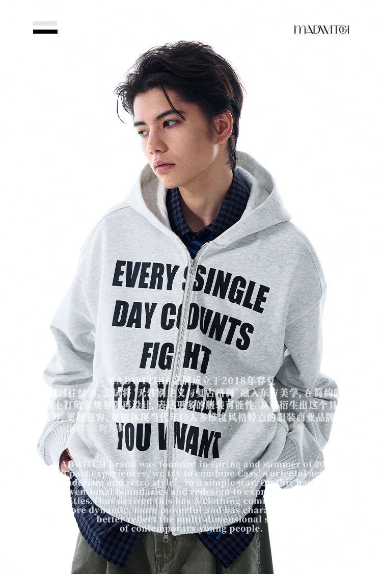 MADWITCH CASUAL HOODED SWEATSHIRT #RH170