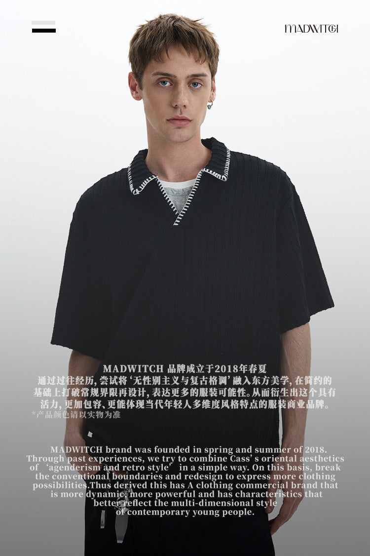 MADWITCH KNIT CASUAL SWEATER #27340