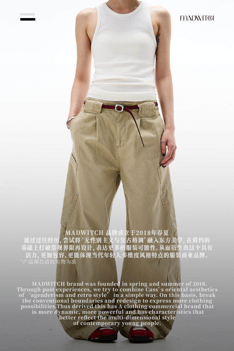 MADWITCH LARGE POCKET CARGO PANTS #CK6665