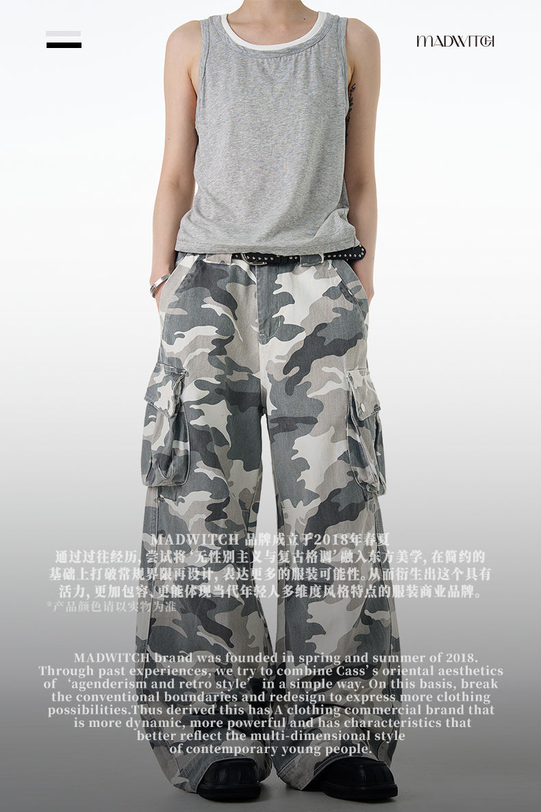 MADWITCH CAMO CARGO PANTS #G6677