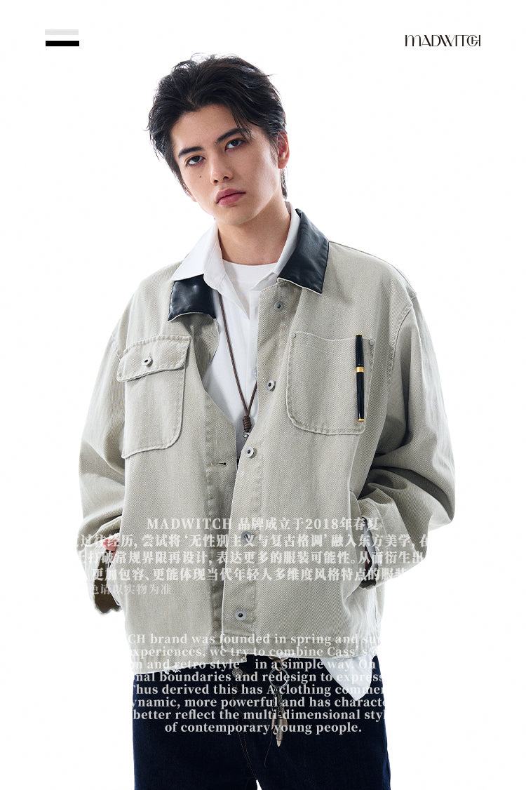 MADWITCH WASHED WORK JACKET #WT45
