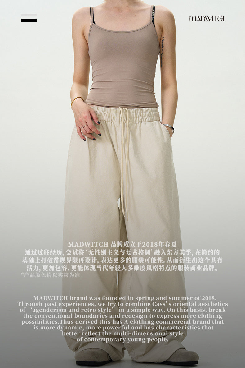 MADWITCH CASUAL WIDE-LEG PANTS #CK6600