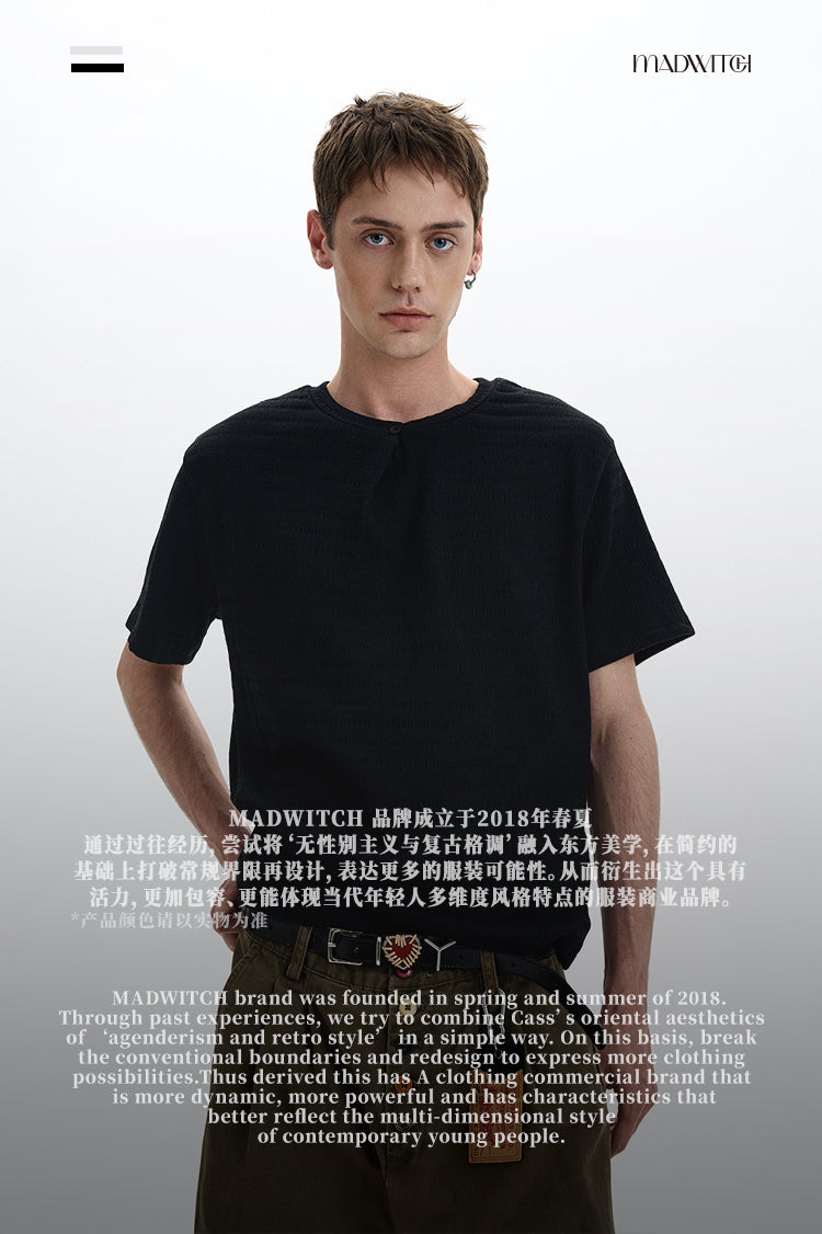 MADWITCH CLEANFIT SIMPLE T-SHIRT #OY2505
