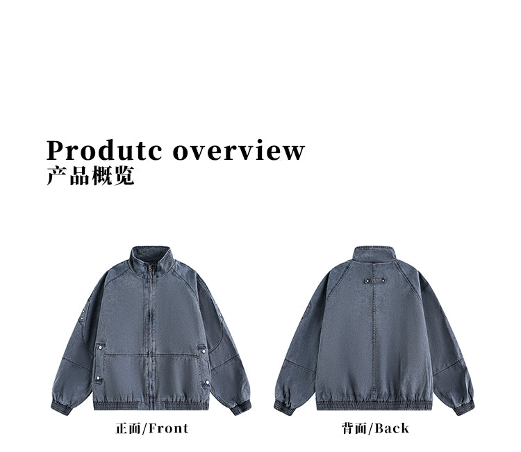 MADWITCH UNISEX DECONSTRUCTED WASHED JACKET #W223