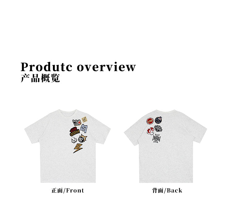 MADWITCH STREETWEAR CASUAL TEE #8769