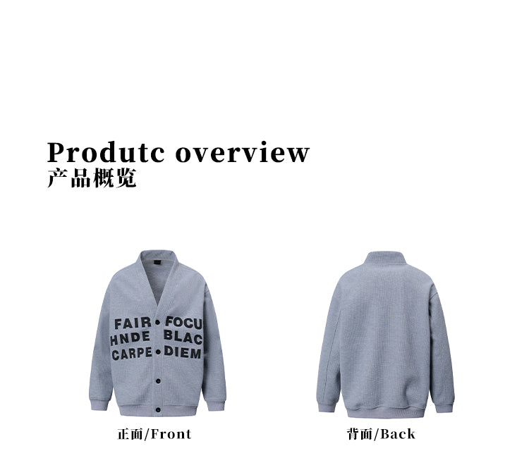 MADWITCH KNITTED CARDIGAN SWEATER OUTERWEAR #L500