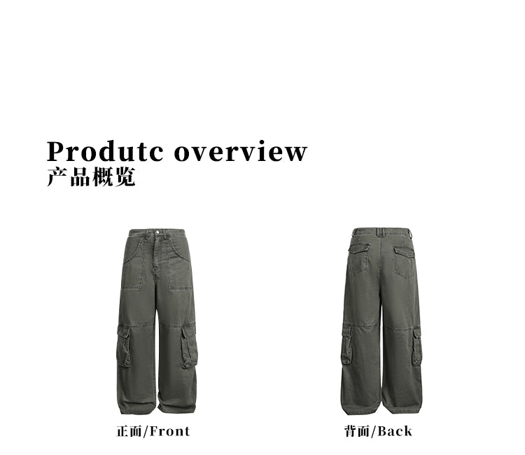 MADWITCH DISTRESSED UTILITY CARGO PANTS #RK164