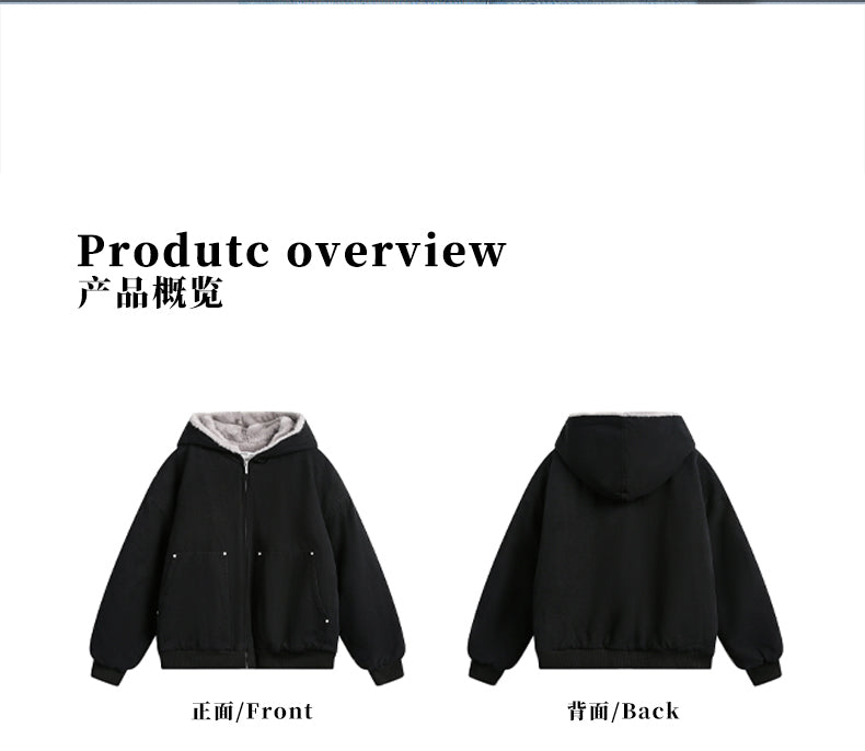 MADWITCH FLEECE-LINED WARM PADDED TOP #SD06