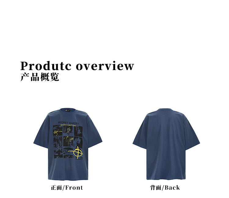MADWITCH URBAN PRINTED TSHIRT #22640C25