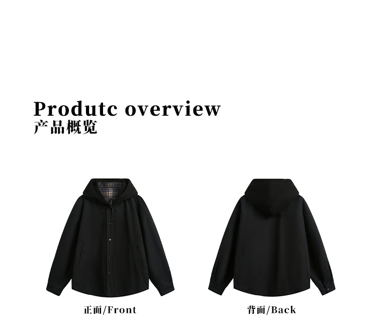 MADWITCH REVERSIBLE HOODED SWEATSHIRT #W2526