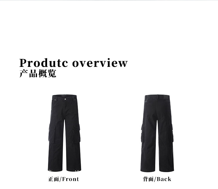 MADWITCH VINTAGE MULTI-POCKET CARGO PANTS #CK6650