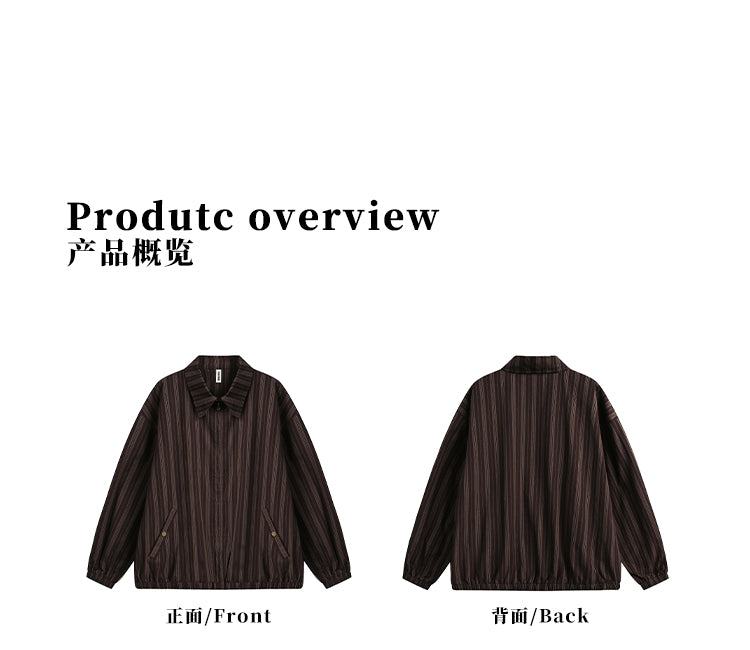 MADWITCH LOOSE STRIPED JACKET #W202
