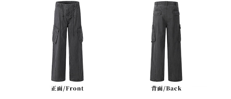 MADWITCH MULTI-POCKET CARGO PANTS #CK6616