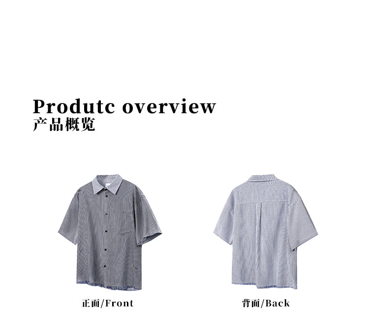 MADWITCH DISTRESSED RAW HEM SHIRT #RC193