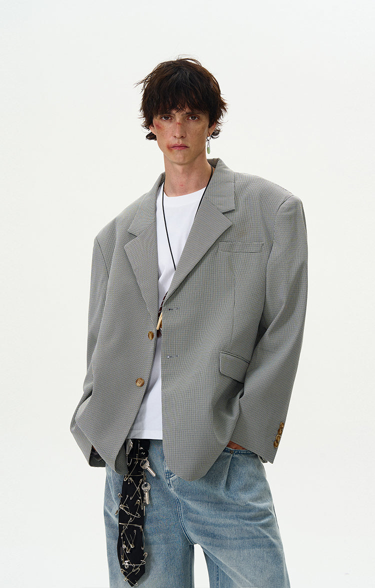 MADWITCH PREMIUM PADDED SHOULDER BLAZER #0306+