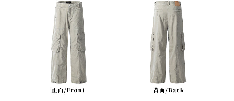 MADWITCH VINTAGE MULTI-POCKET CARGO PANTS #CK6650