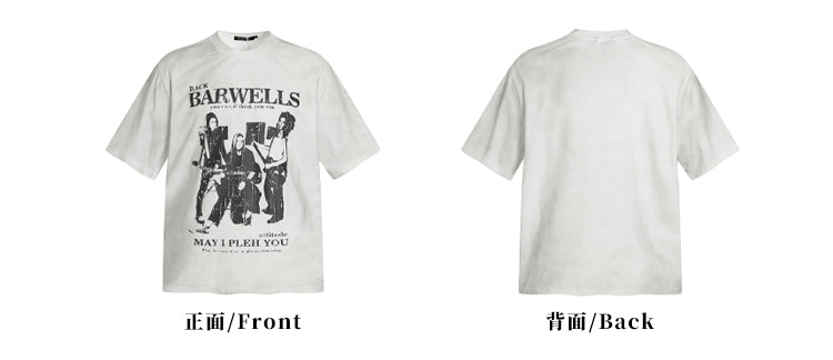 MADWITCH ROCK RETRO TEE #BW25701