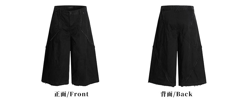 MADWITCH VINTAGE RAW-EDGE CARGOS #CK3529B