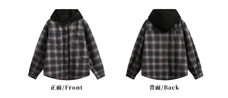MADWITCH REVERSIBLE HOODED SWEATSHIRT #W2526
