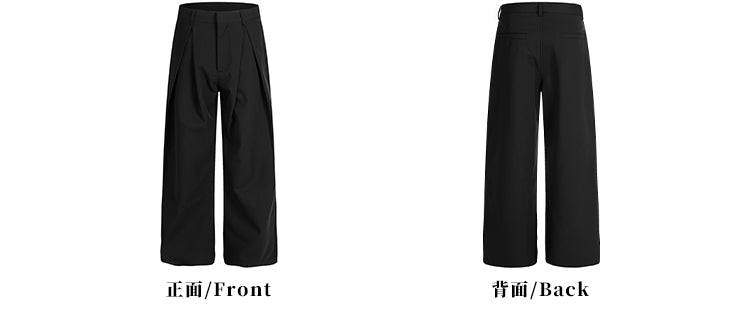 MADWITCH UNISEX WIDE LEG STRAIGHT DRESS PANTS #C915