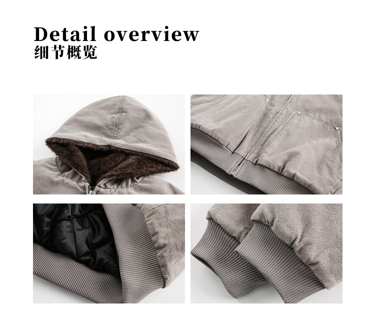 MADWITCH VINTAGE FLEECE LINED JACKET #SD06