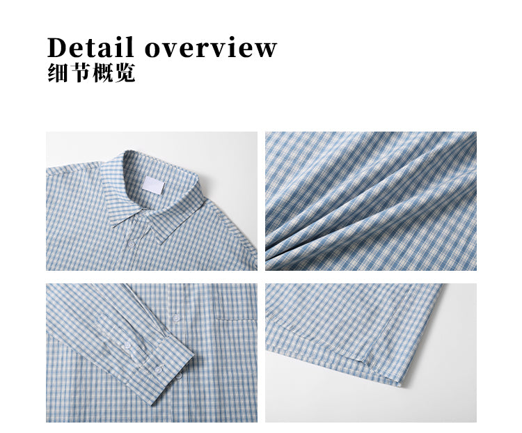 MADWITCH UNISEX CLASSIC PLAID BUTTON-UP SHIRT #CR6211