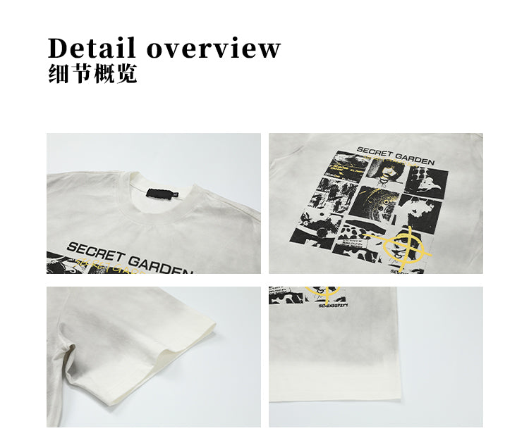 MADWITCH URBAN PRINTED TSHIRT #22640C25