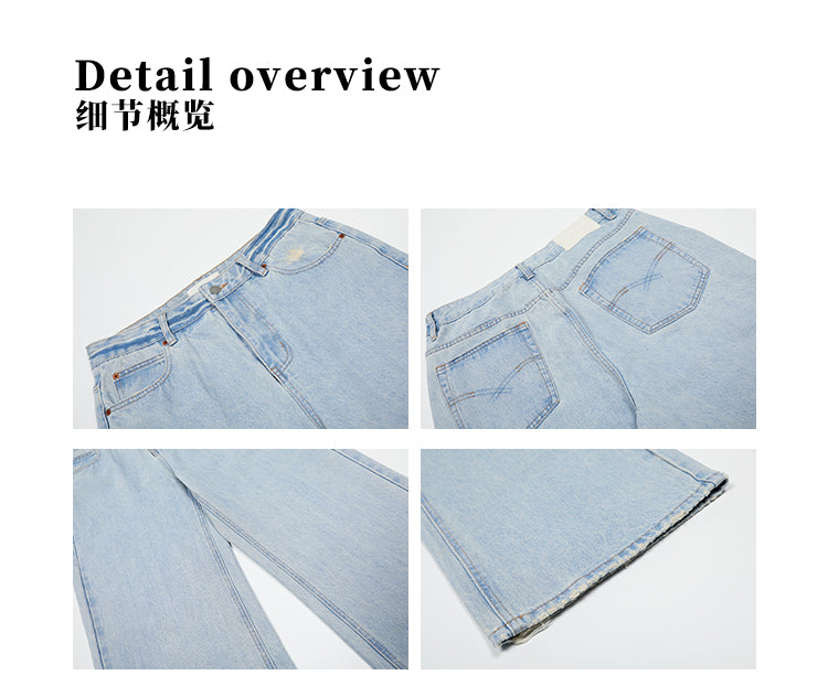 MADWITCH CLASSIC WASHED FLARE DENIM PANTS #CK3506