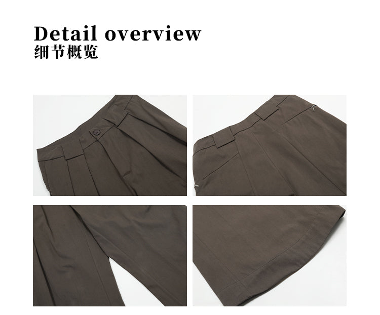 MADWITCH DRAPEY VERSATILE CASUAL PANTS #C851