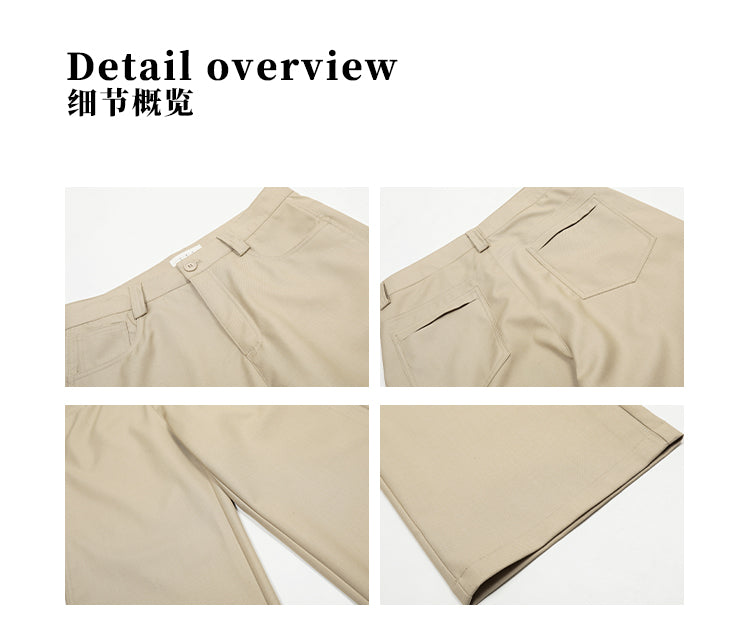MADWITCH LOOSE STRAIGHT-LEG CASUAL PANTS #CK6657