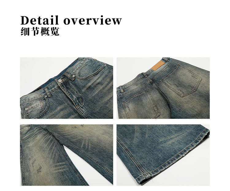 MADWITCH UNISEX CLASSIC RETRO DENIM JEANS #G6868