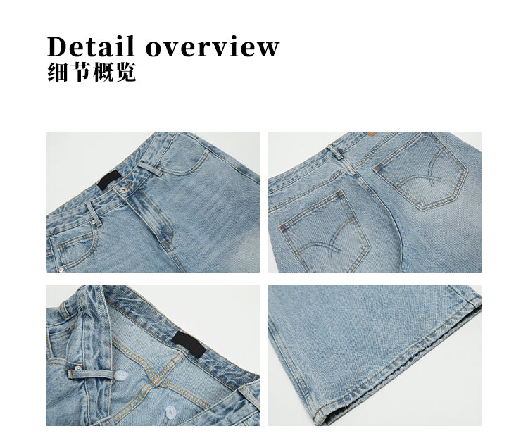 MADWITCH CLASSIC WASHED JEANS #K9358