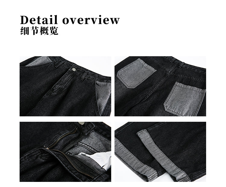 MADWITCH VINTAGE WASH STRAIGHT LEG JEANS #RK157